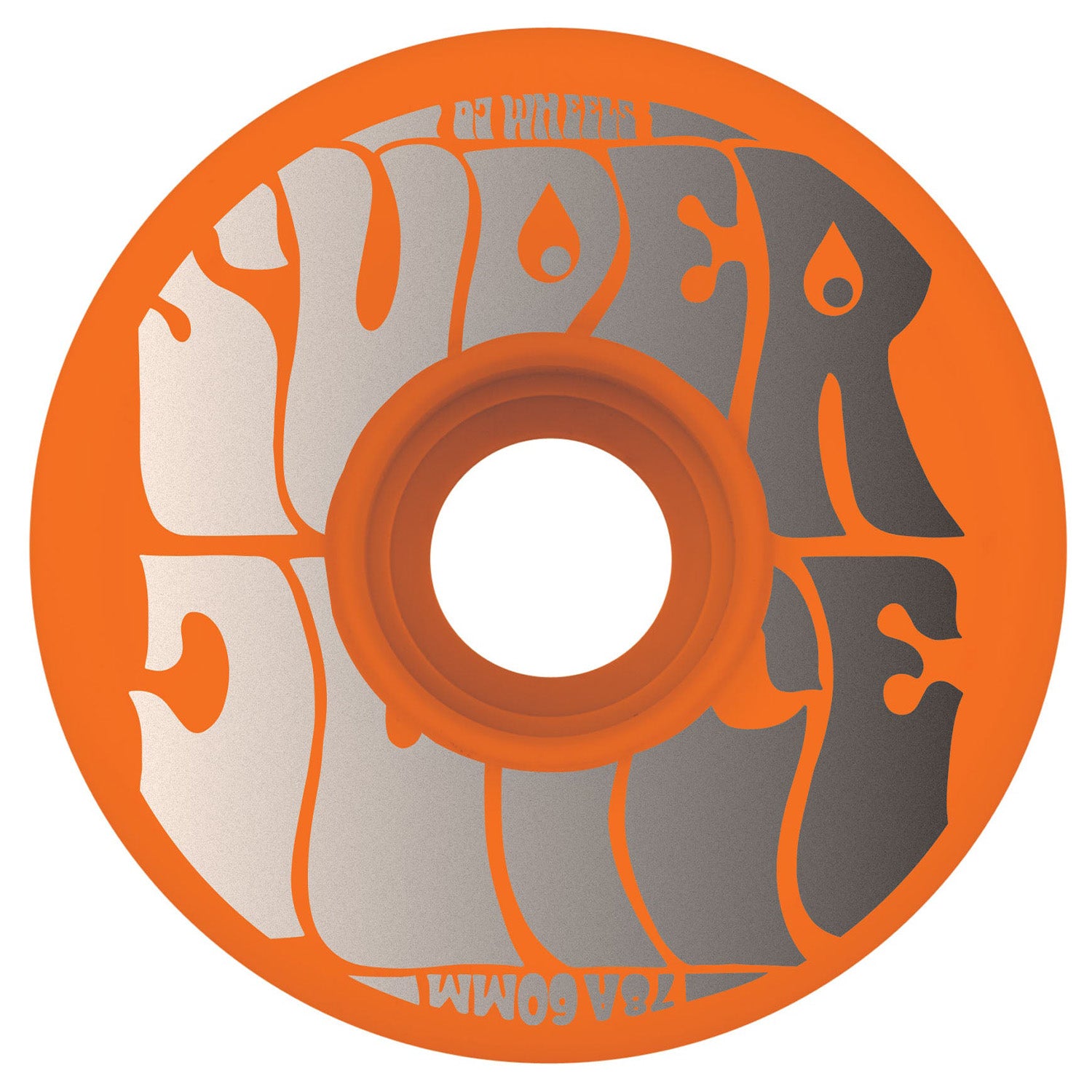 OJ Wheels Super Juice Cruiser Wheels Neon Orange 60mm 78a