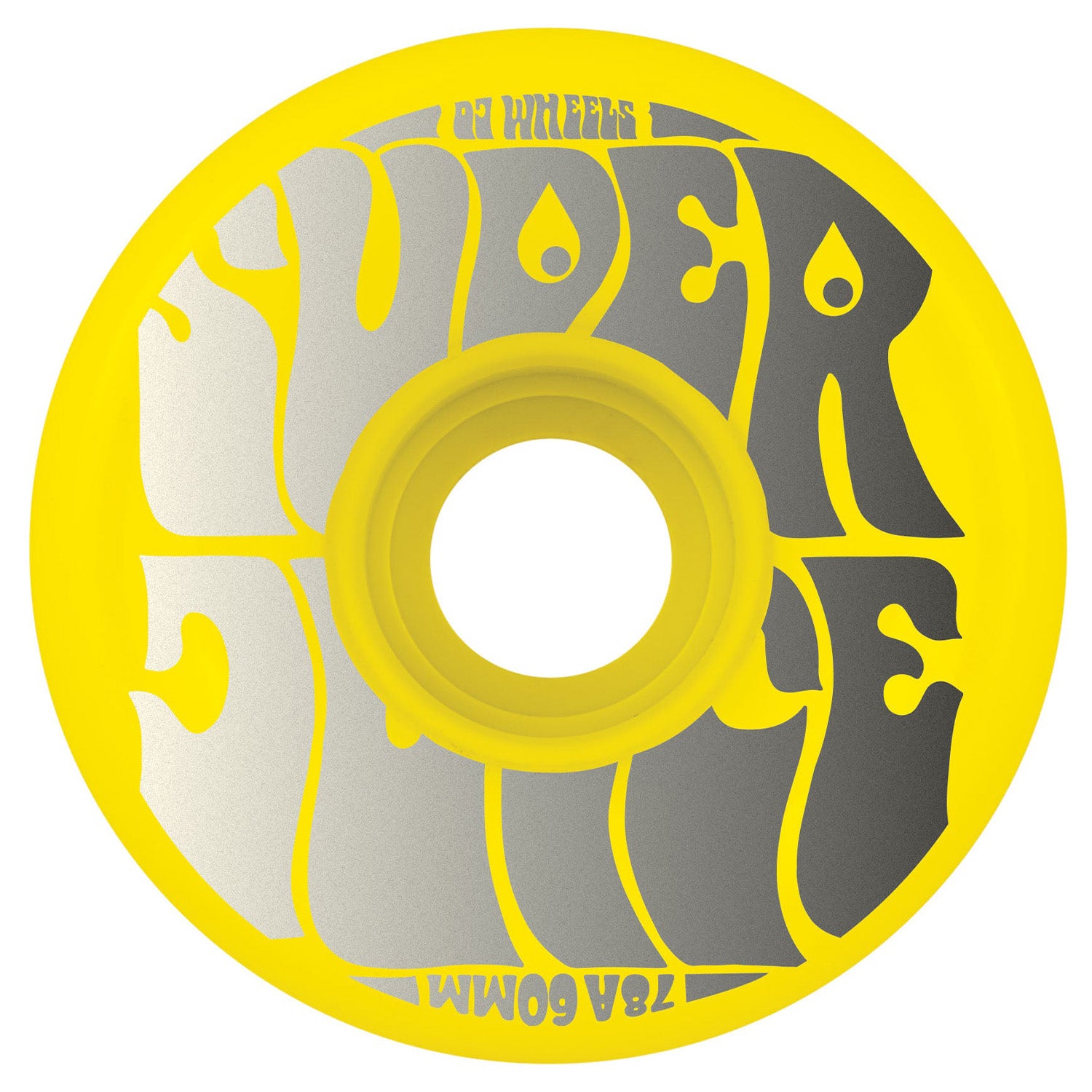OJ Wheels Super Juice Cruiser Wheels Neon Yellow 60mm 78a