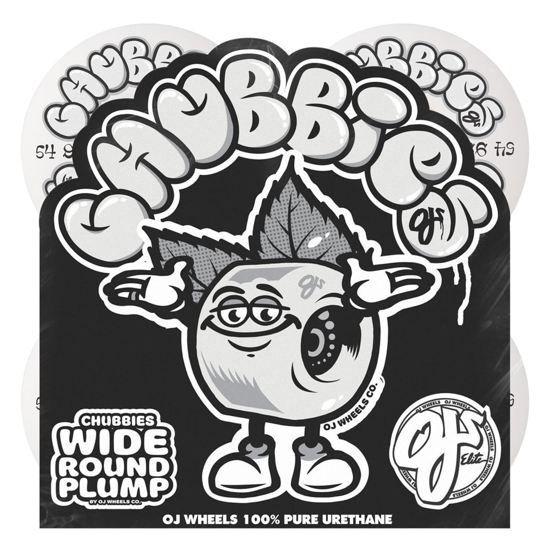 OJ Wheels Throw Ups Chubbies 54mm 99a