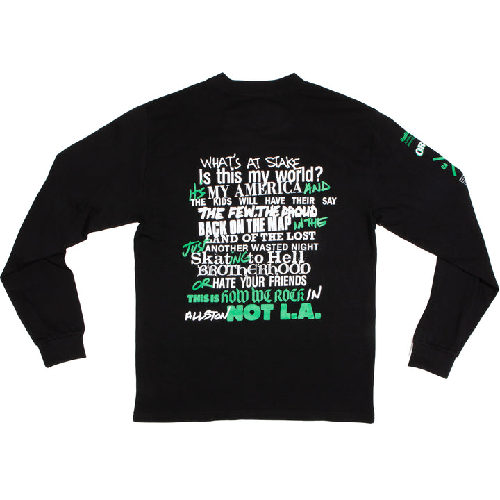 Orchard x Radio Silence x JJ Gonson Venues Longsleeve Tee Black