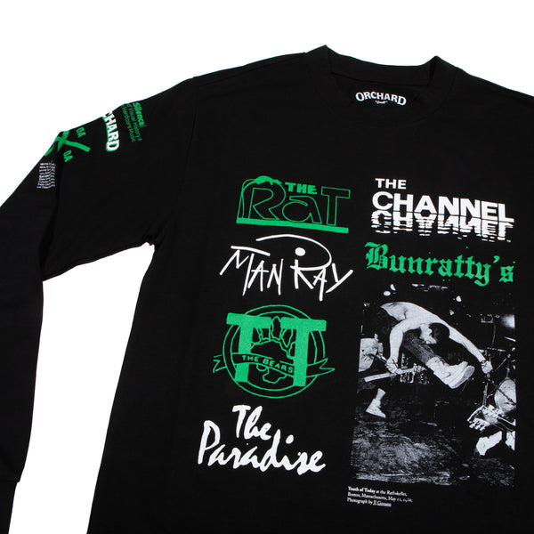 ◆SOUL'd OUT RADIO ON THE STREET Tシャツ Orchard x Radio Silence x JJ Gonson Venues Longsleeve Tee Black