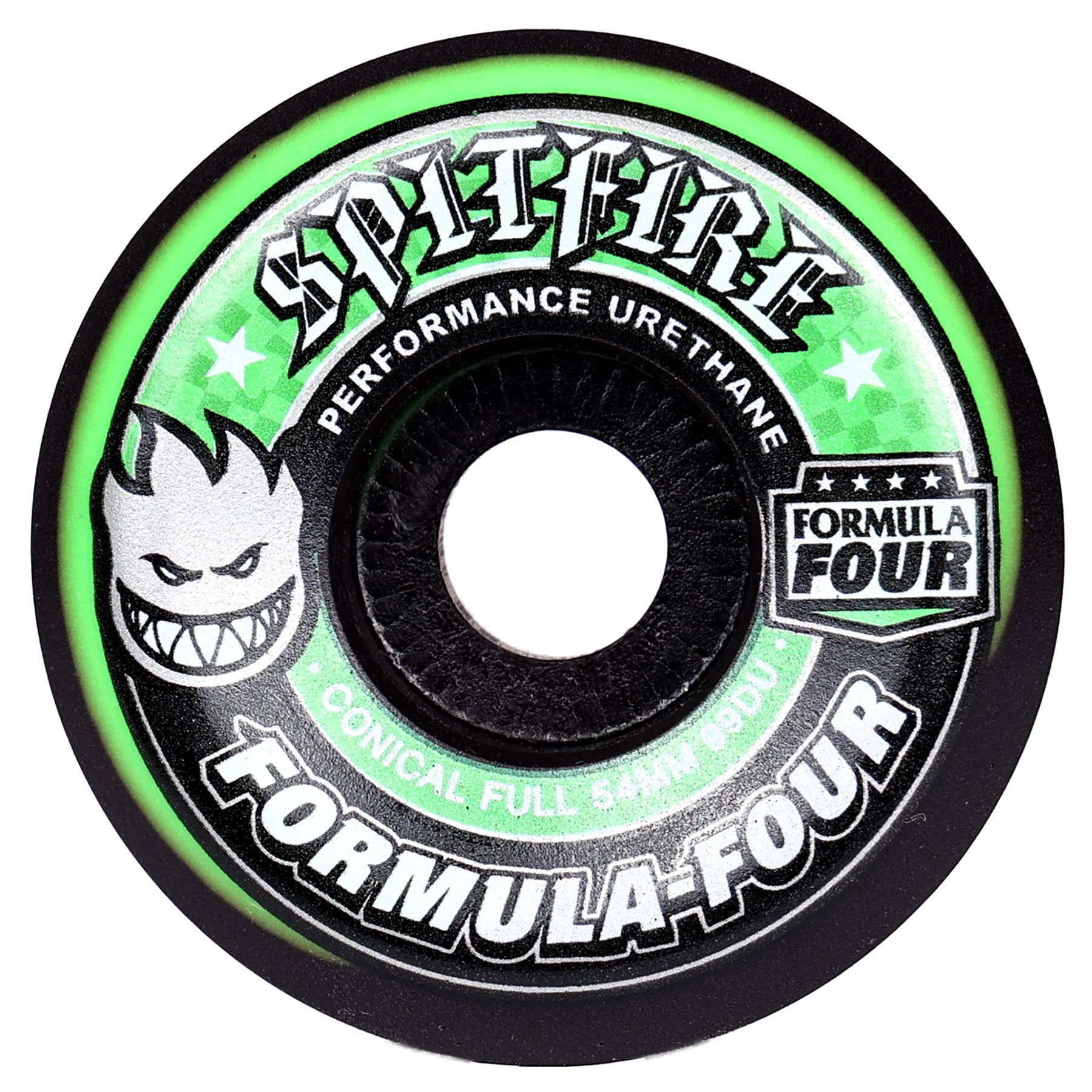 Orchard x Spitfire Wheels Conical Full Black/Green Swirl F4