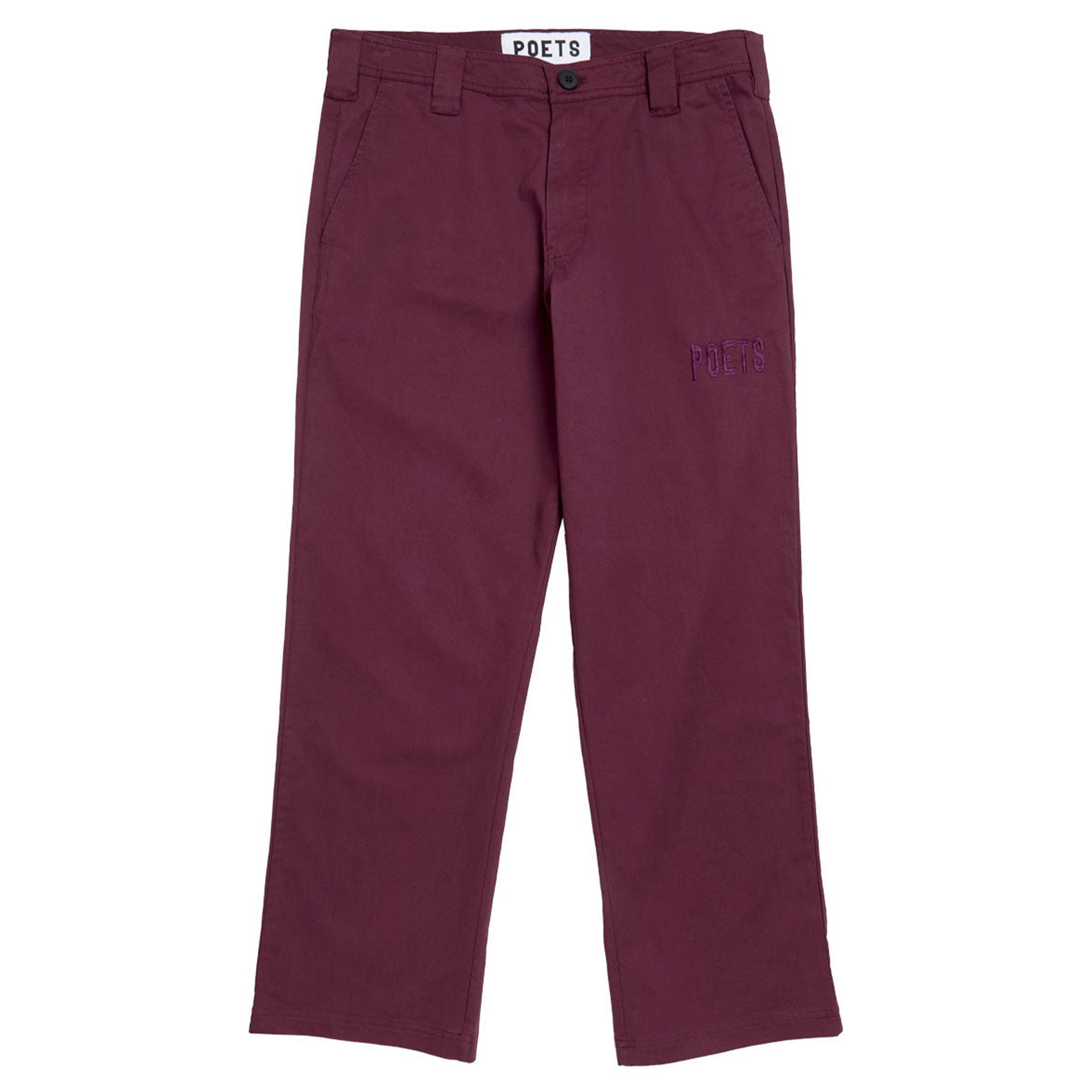 Poets Byrne Pant Burgundy