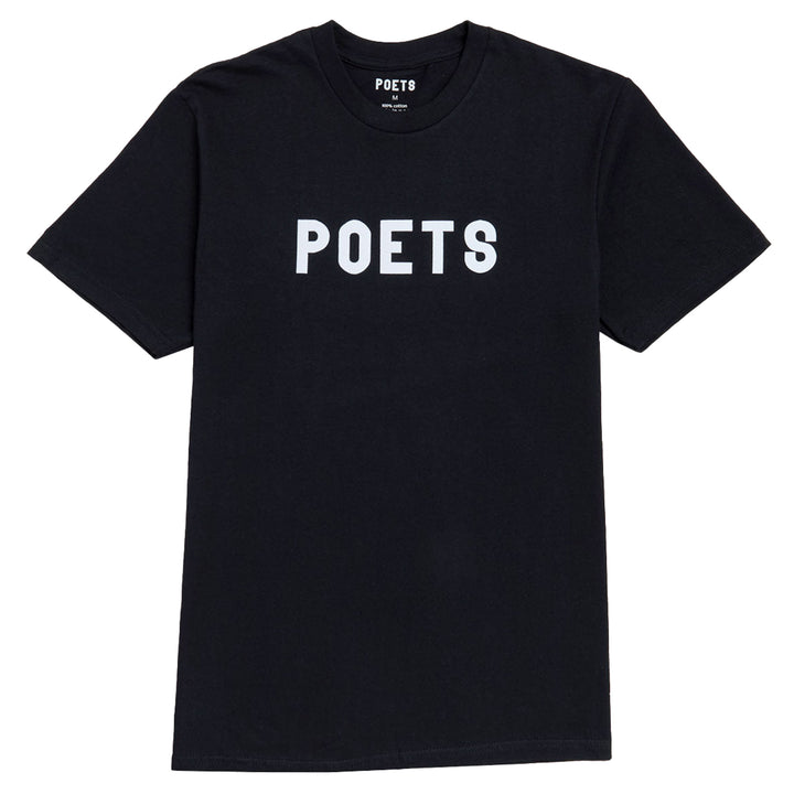 Poets OG Flock Tee Black