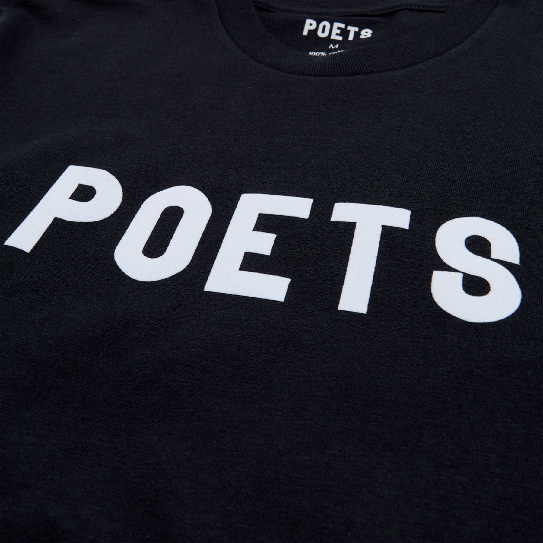 Poets OG Flock Tee Black