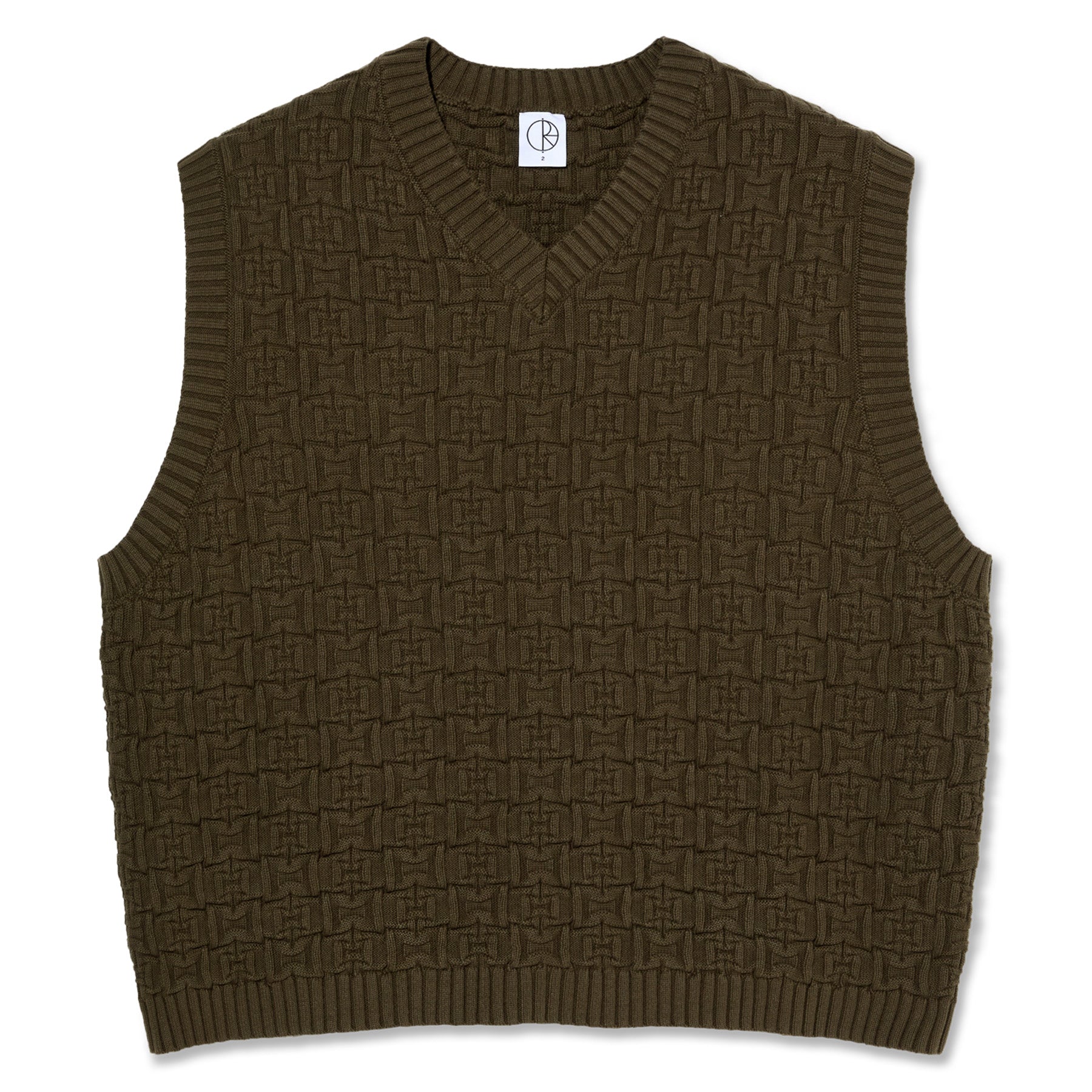 Polar Skate Co. Alex Sweater Vest Brown