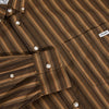 Polar Skate Co. Ben LS Shirt Brown Stripes