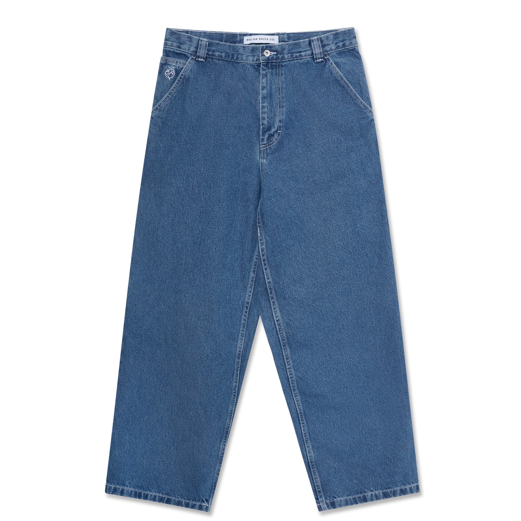 Polar Skate Co. Big Boy Work Pants Blue Wash - Orchard Skateshop