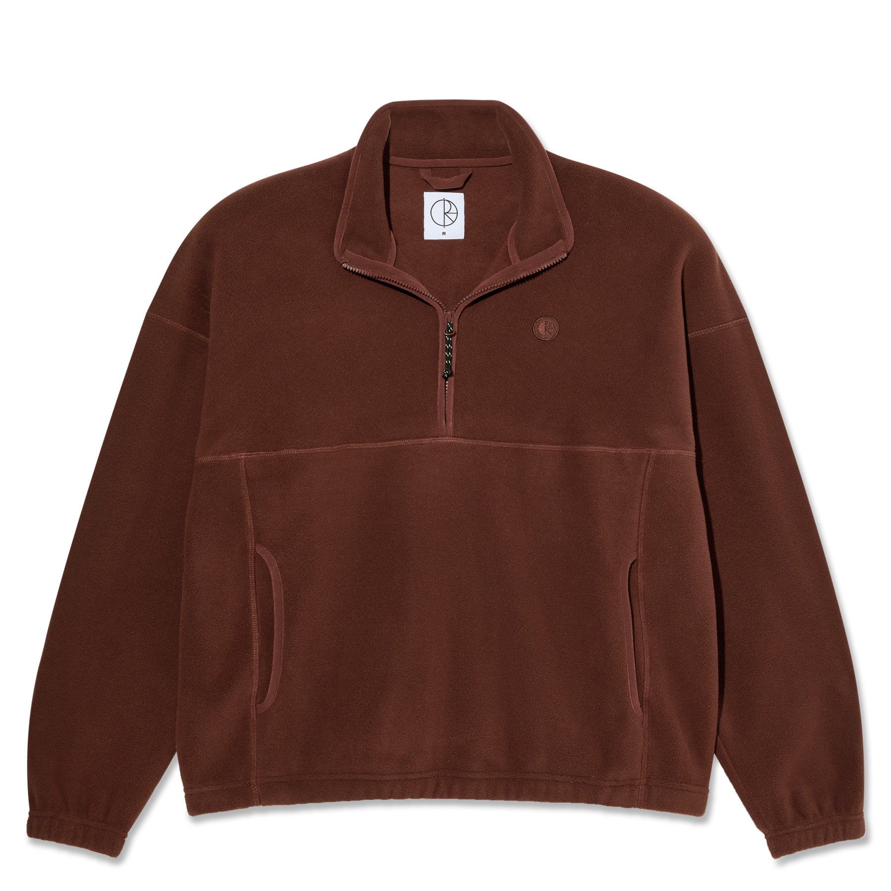 Polar Skate Co. Ivan Half Zip Sweater Wine