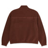 Polar Skate Co. Ivan Half Zip Sweater Wine