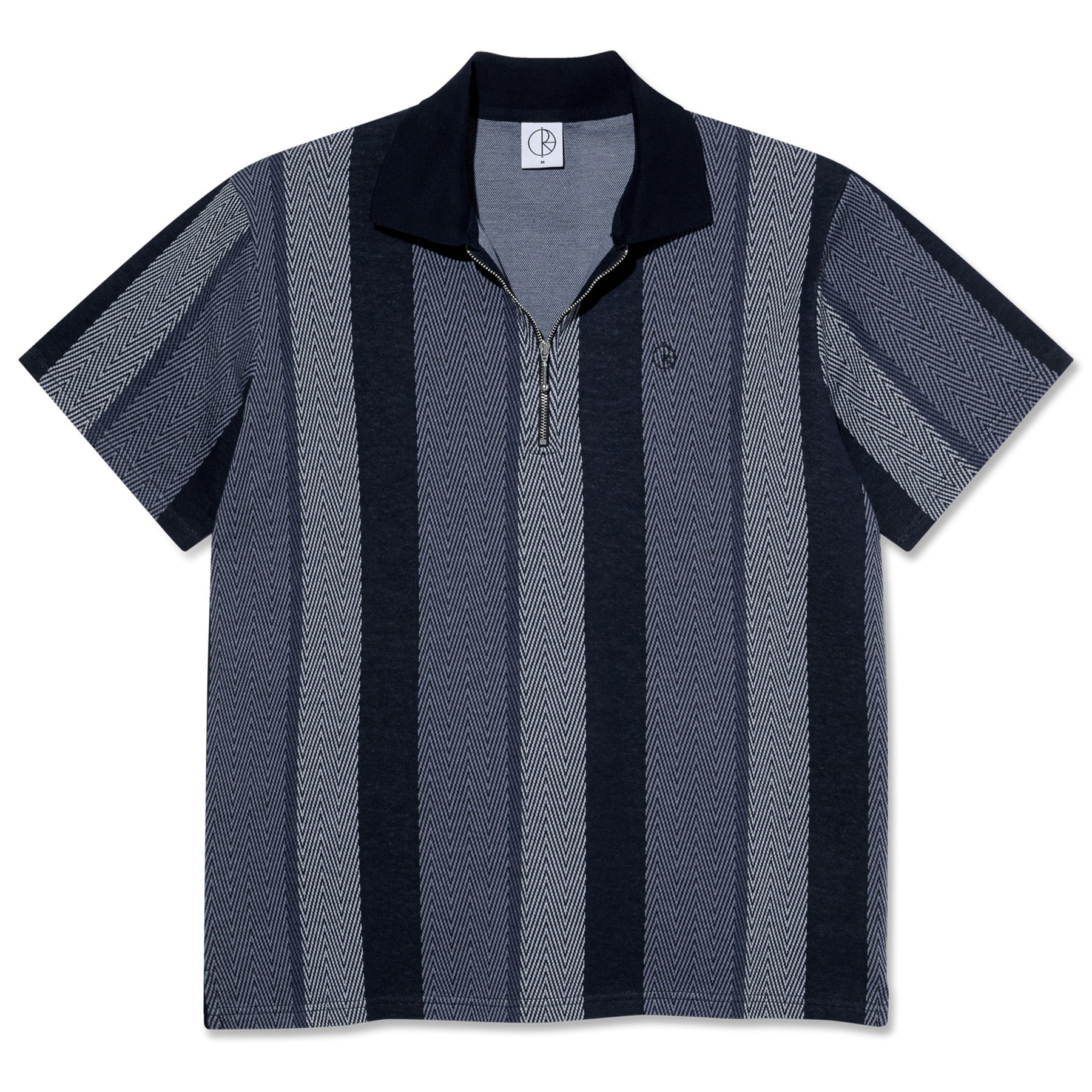 Polar Skate Co. Jacques Polo Shirt Herringbone Blue