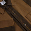 Polar Skate Co. Mitchell Shirt Brown Block Stripe