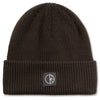 Polar Skate Co. Double Fold Merino Beanie Brown