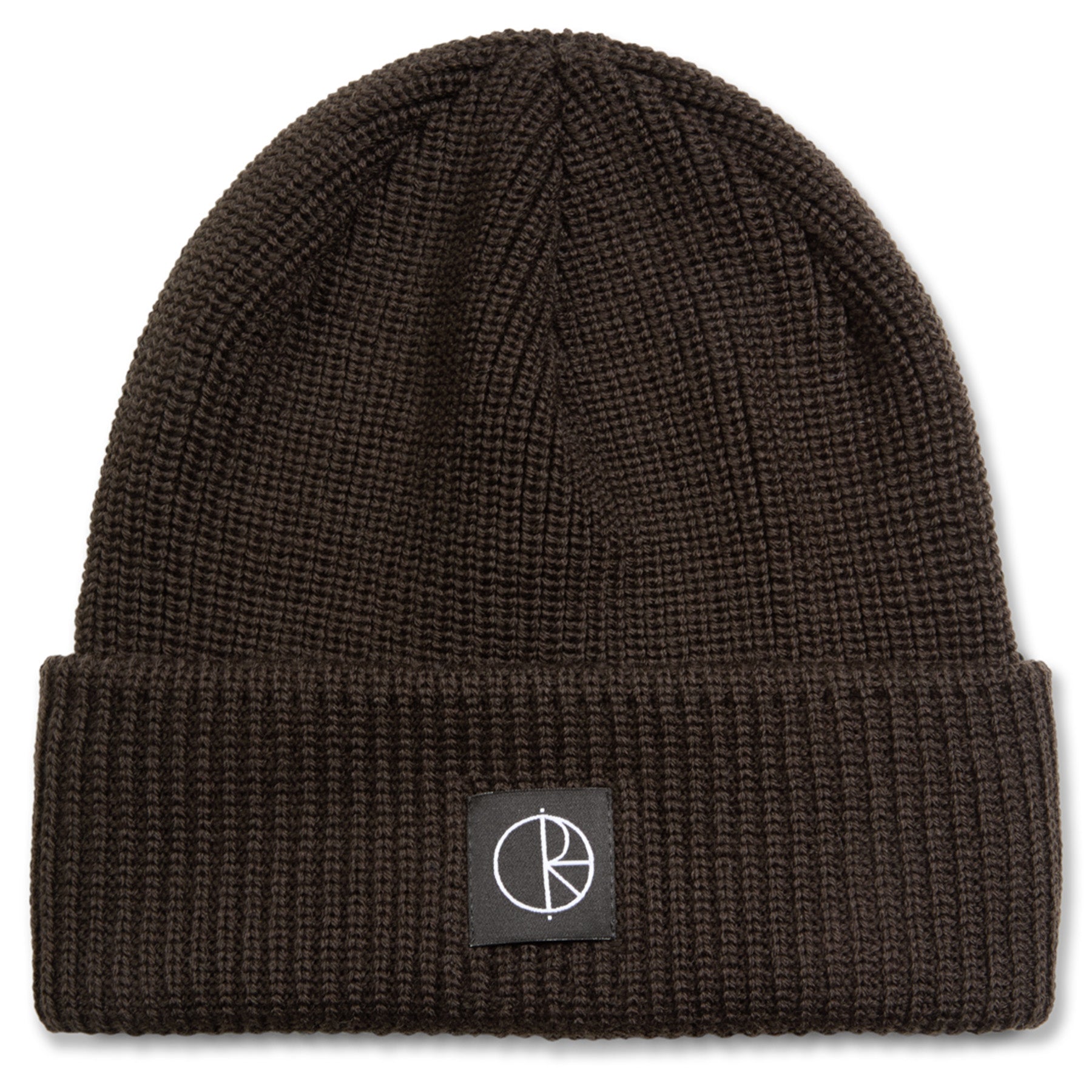 Polar Skate Co. Double Fold Merino Beanie Brown