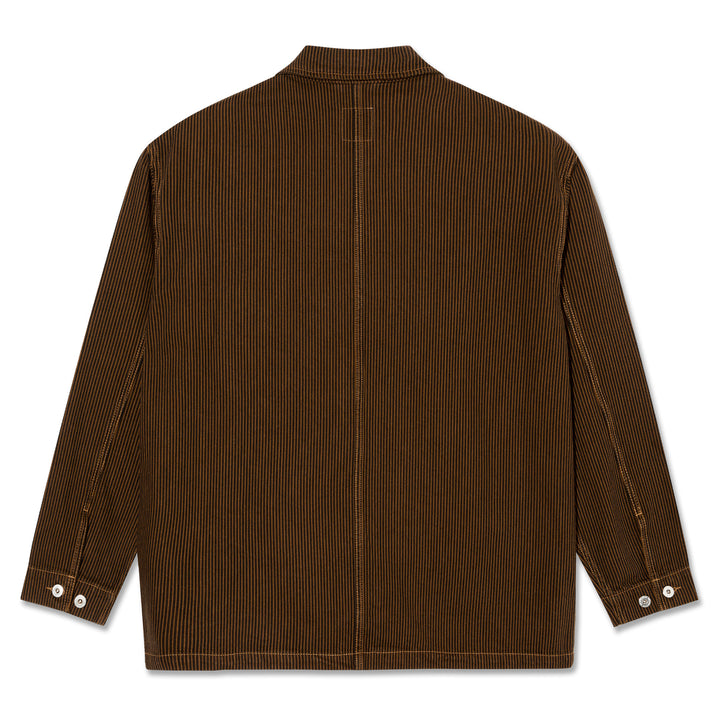 Polar Skate Co. Ezra Jacket Hickory Stripe Rust
