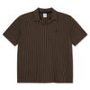 Polar Skate Co. Serge Polo Shirt Bouclé Brass/Black