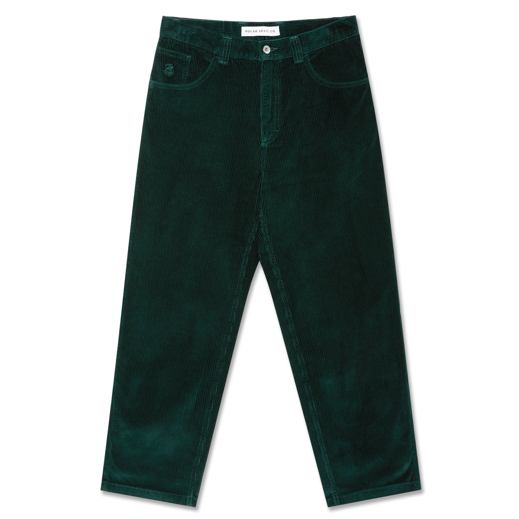 Polar Skate Co. '93! Pants Cord Dark Emerald - Orchard Skateshop