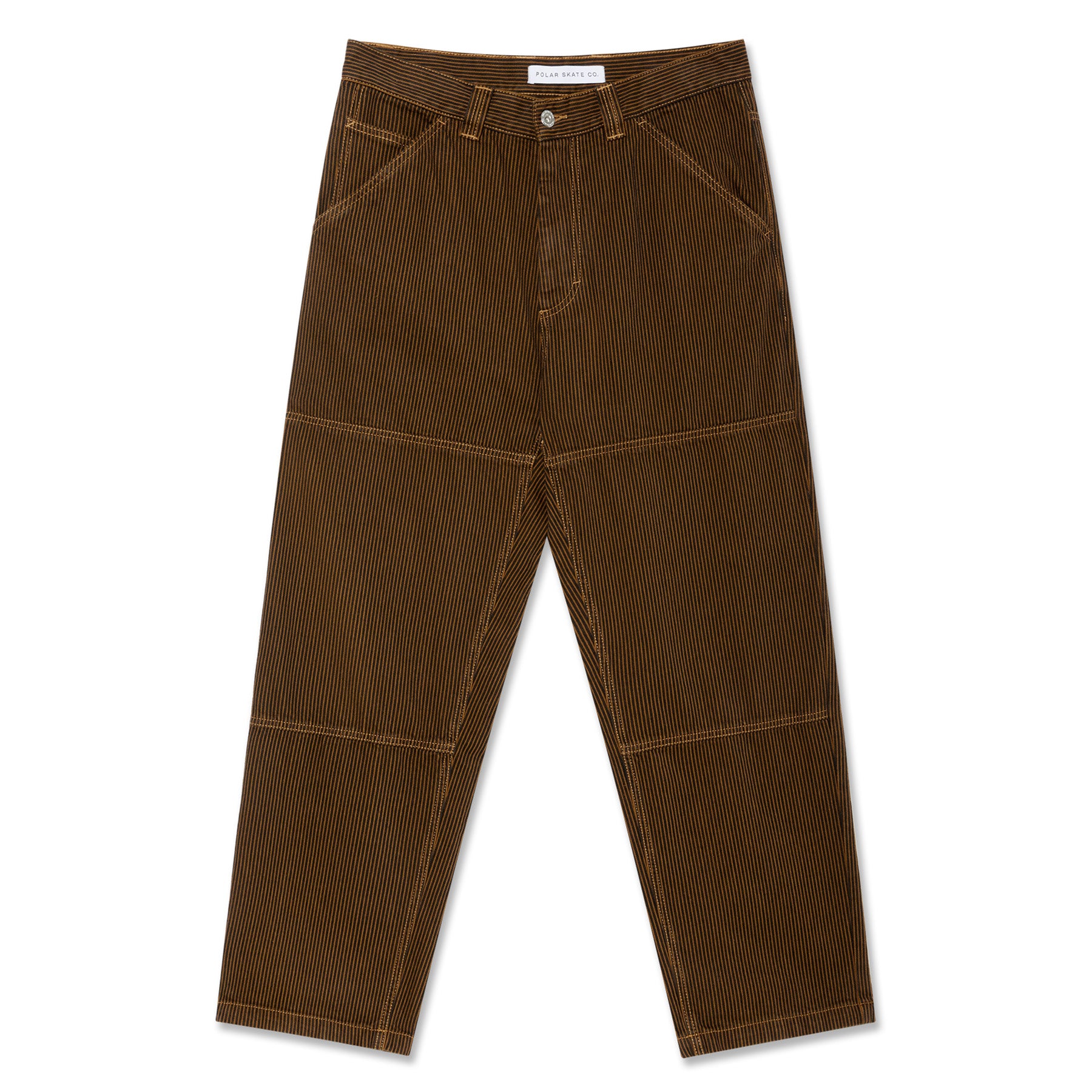 Polar Skate Co. '93! Work Pants Hickory Stripe Rust - Orchard