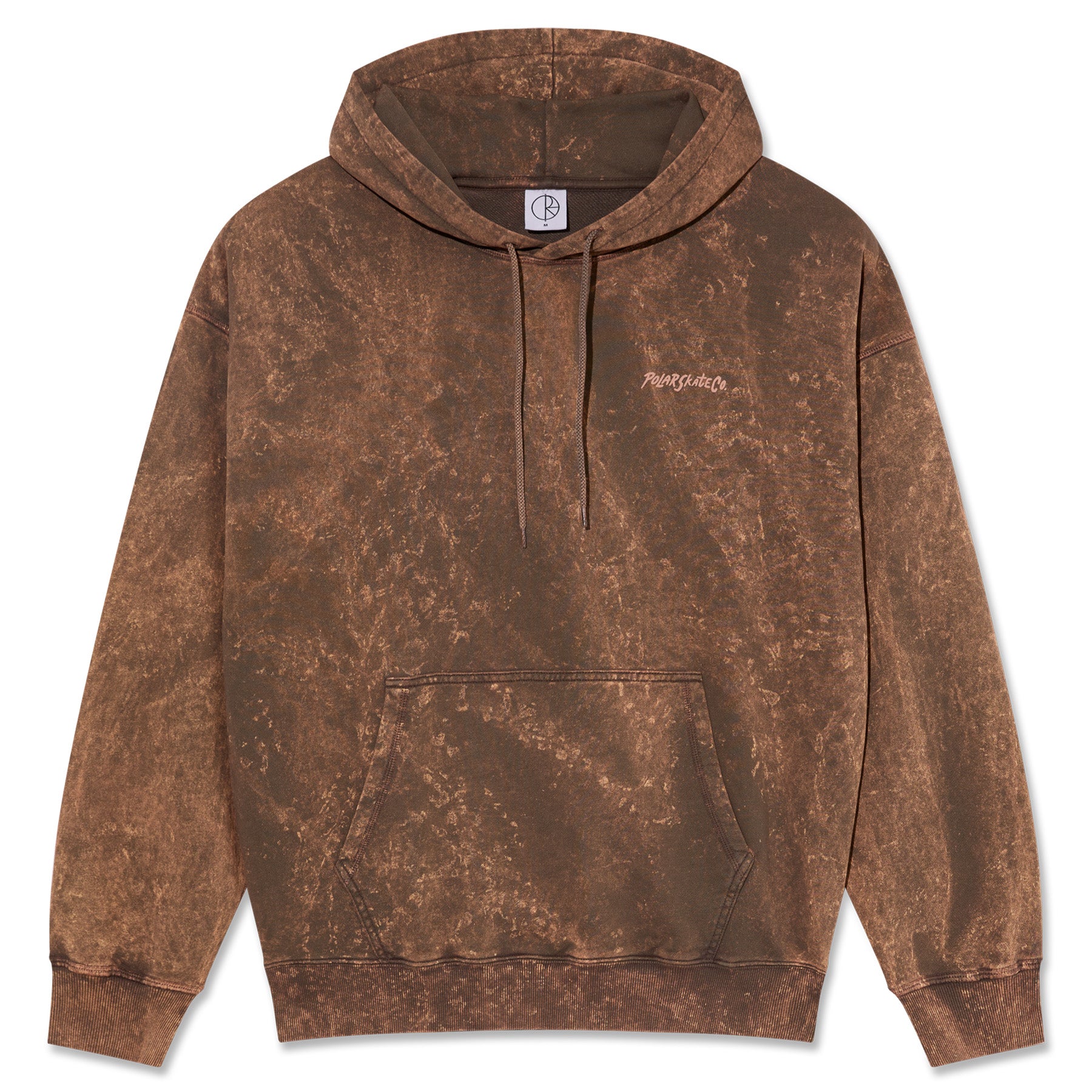 Polar Skate Co. Acid Frank Hoodie Surf Logo Brown