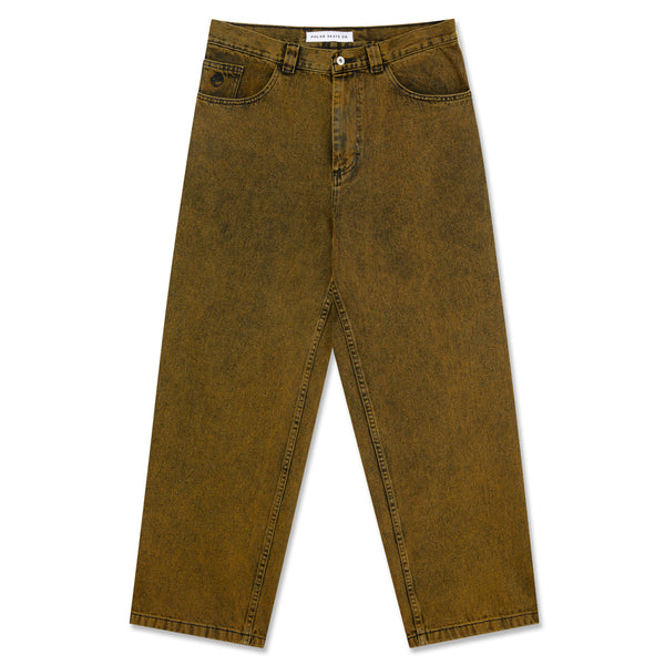 Polar Skate Co. Big Boy Pants Yellow Black - Orchard Skateshop