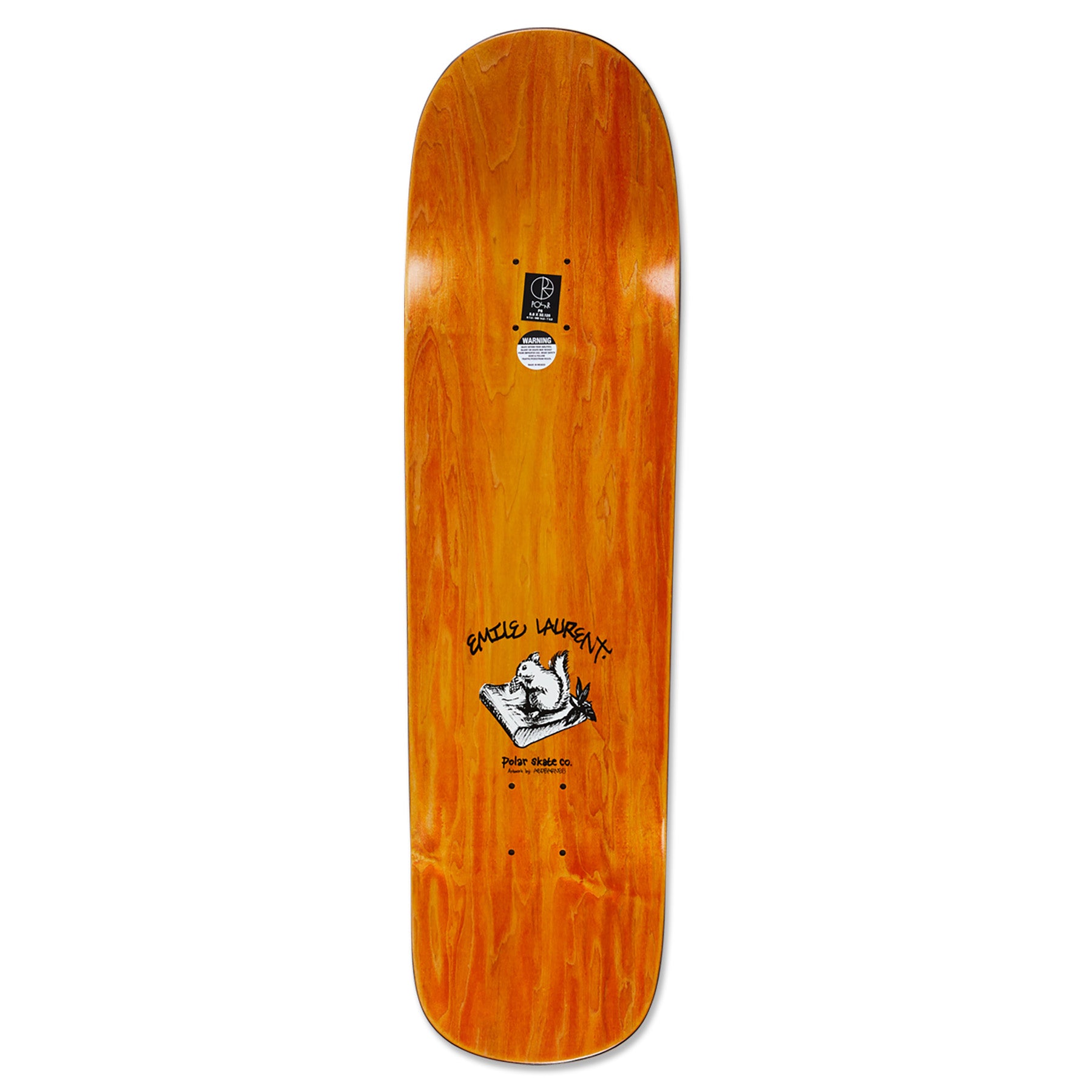 Polar Skate Co. Emile Laurent Burnside 2084 Deck P8 Shape