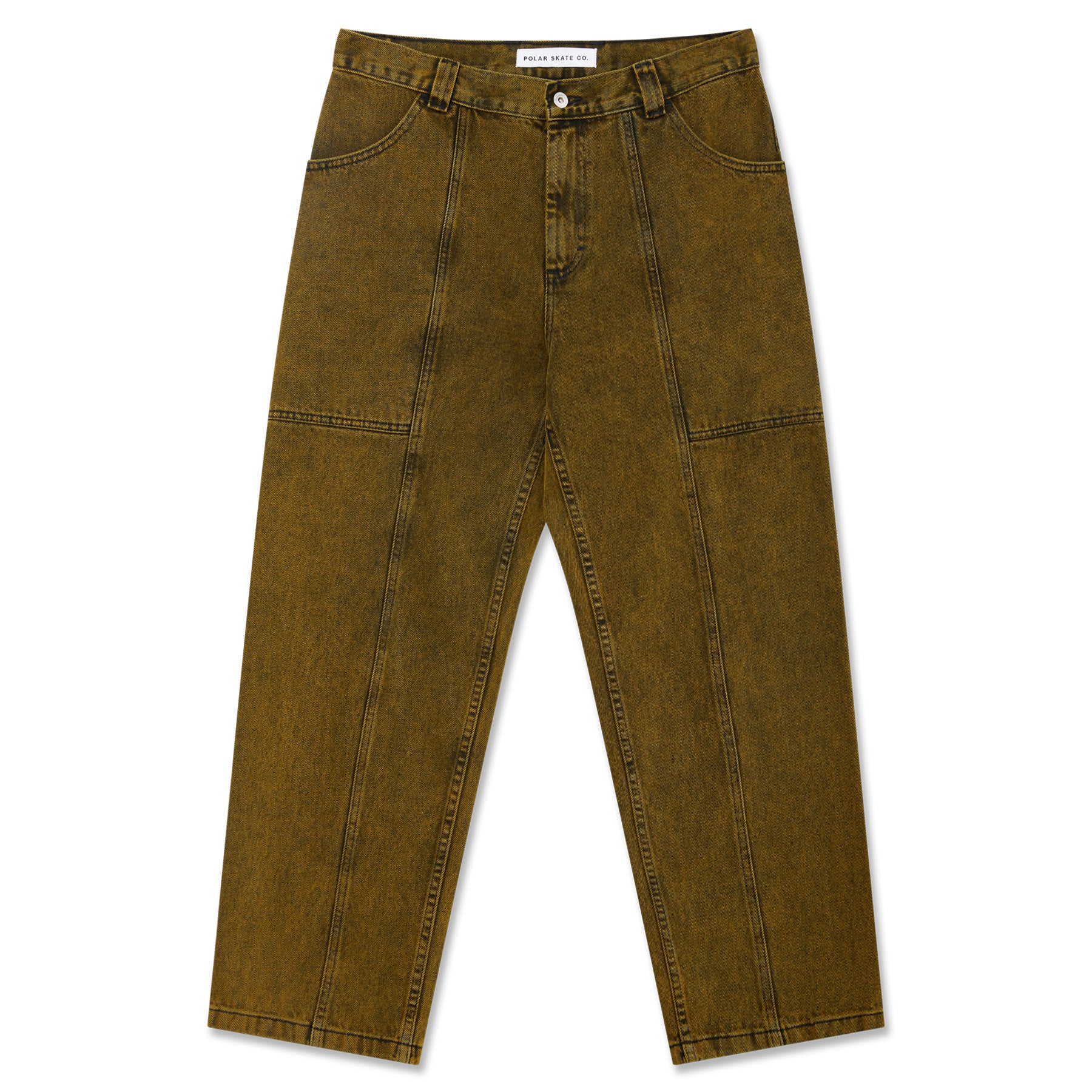 Polar Skate Co. Jiro Pants Yellow Black