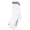 Polar Skate Co. Rib Socks 2 Stripes White/Black