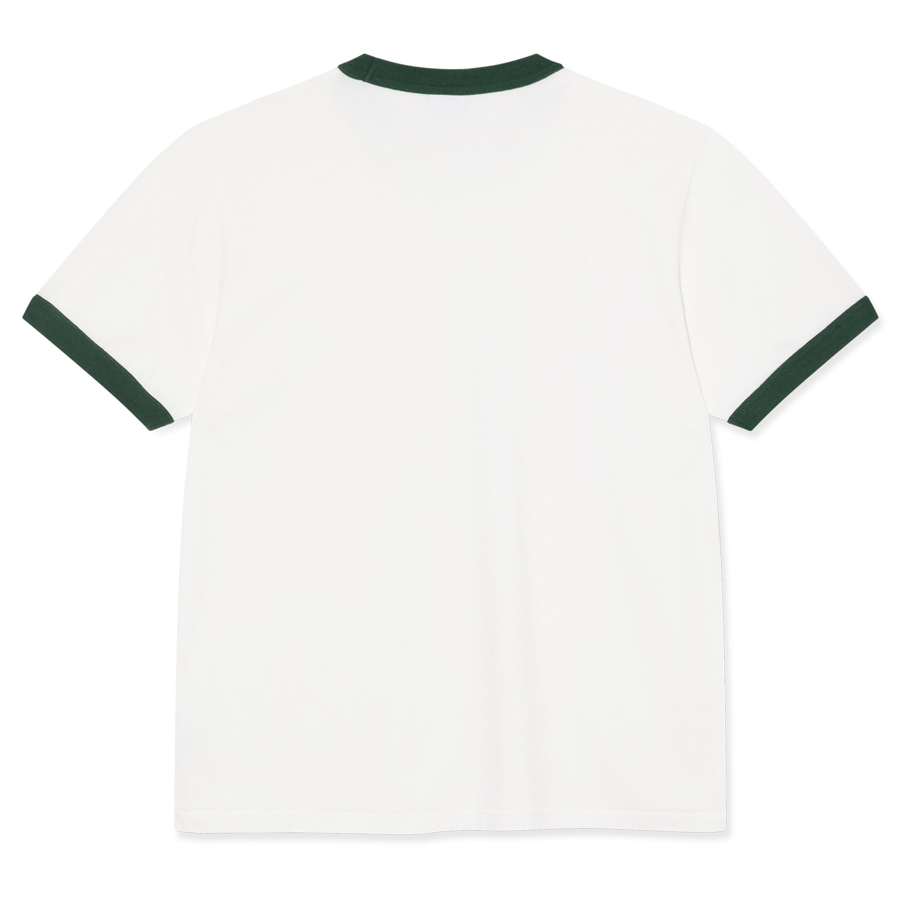 Polar Skate Co. Ringer Tee Cloud White/Dark Green