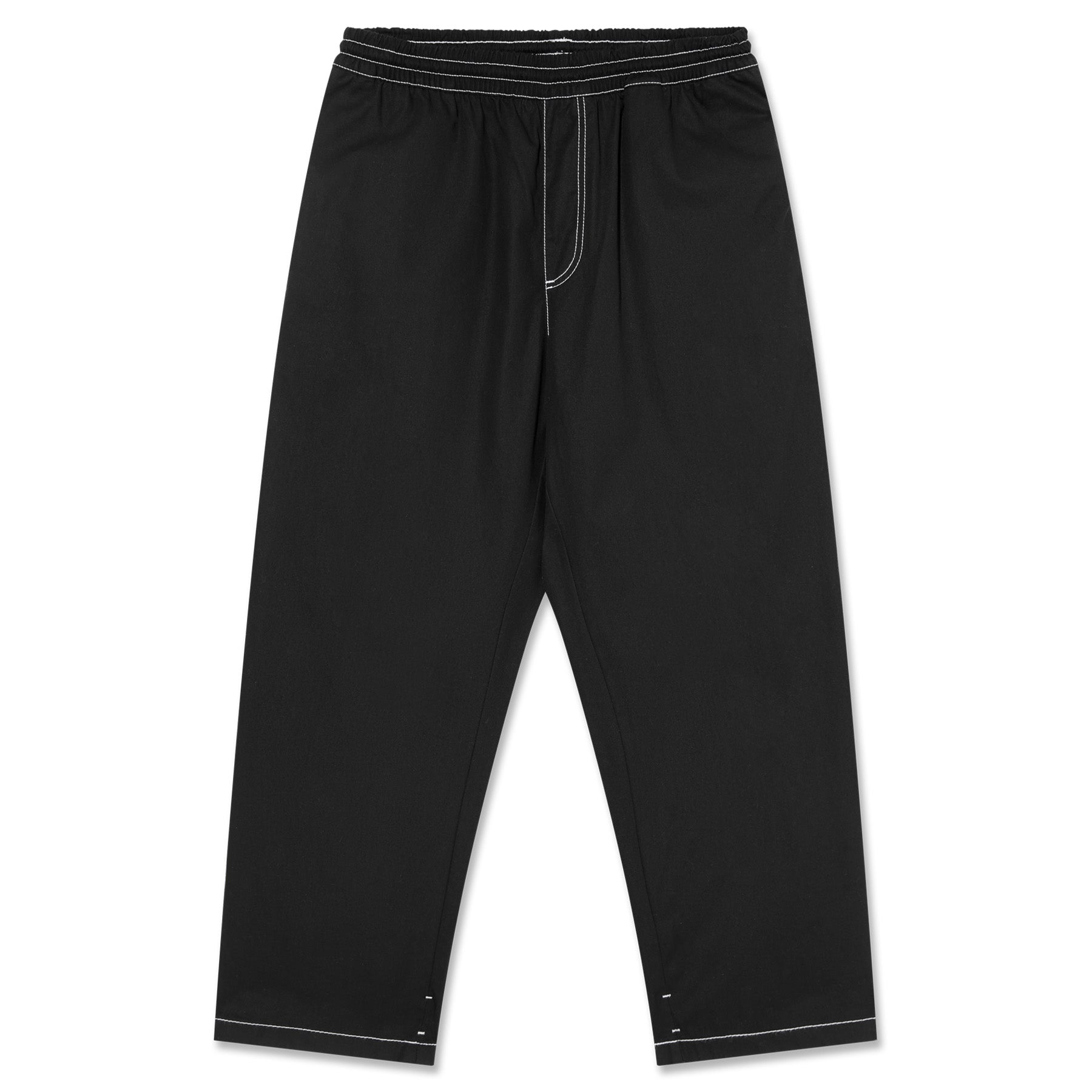 Polar Skate Co. Surf Pants Contrast Stitch Black/White