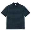 Polar Skate Co. Surf Polo Shirt Stripe Neptune Blue