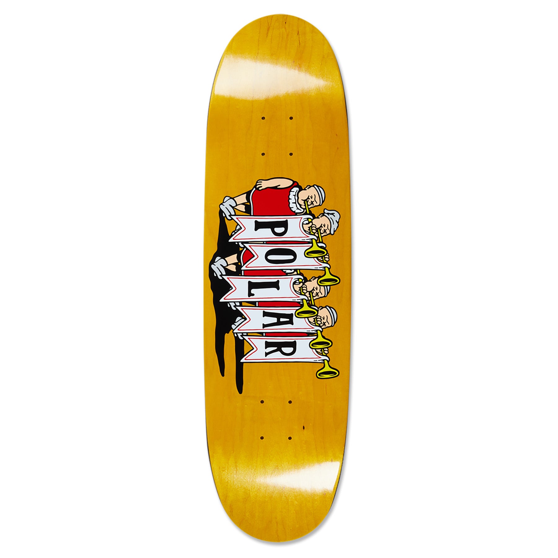 Polar Skate Co. Trumpets Deck Football Shape