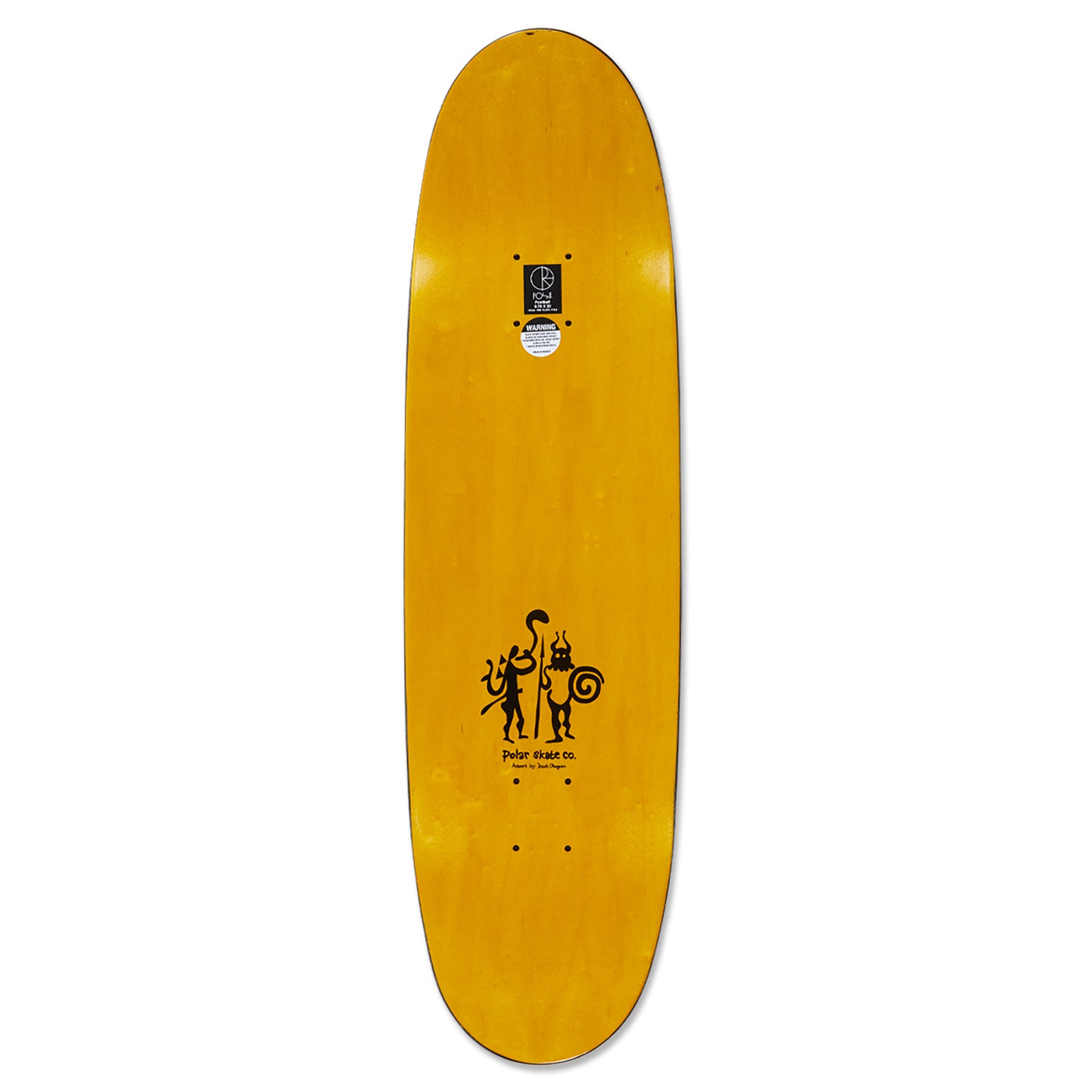 Polar Skate Co. Trumpets Deck Football Shape