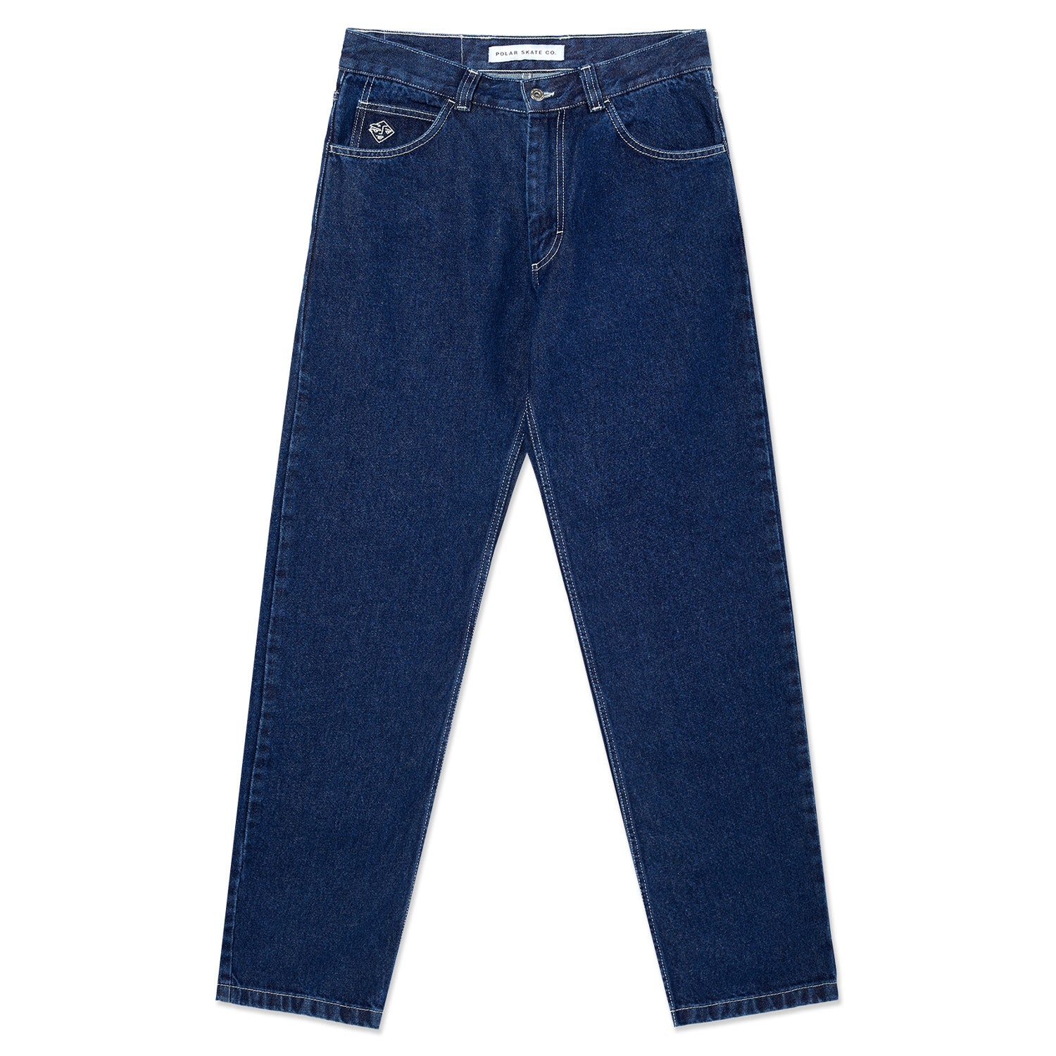 Polar Skate Co. 89 Pants Dark Blue White Stitch
