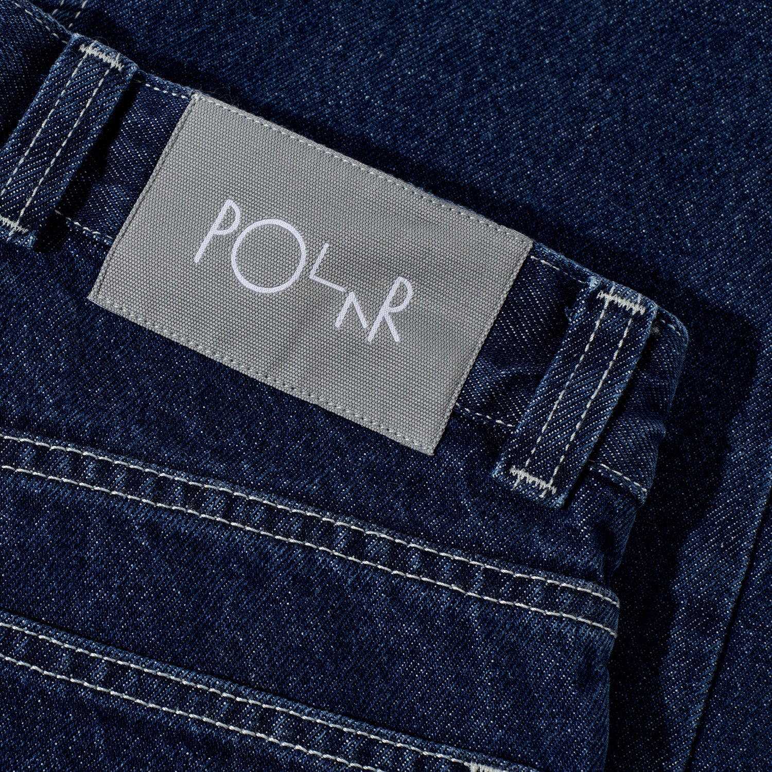 Polar Skate Co. 89 Pants Dark Blue White Stitch