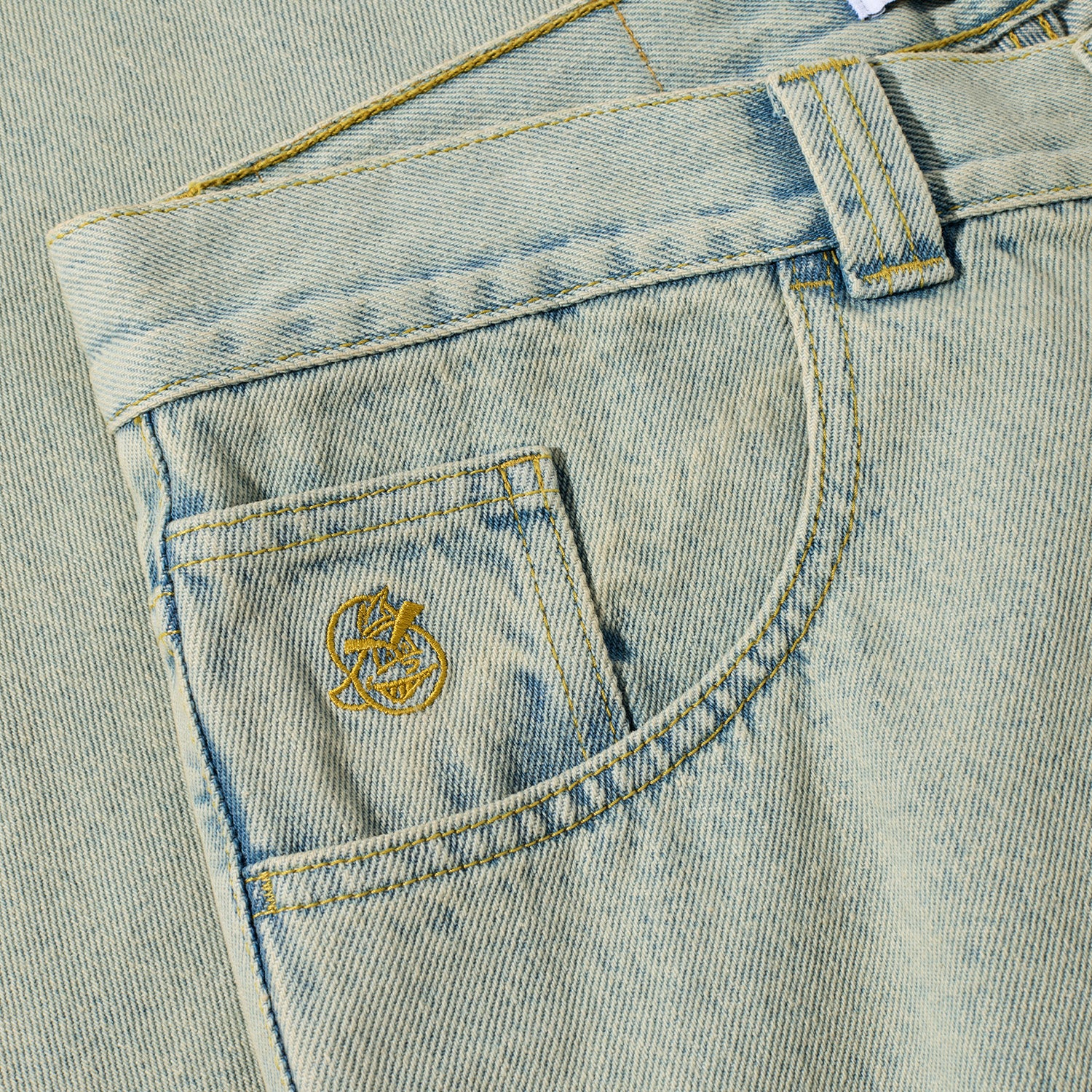 Polar Skate Co. 93 Pants Dirty Light Blue