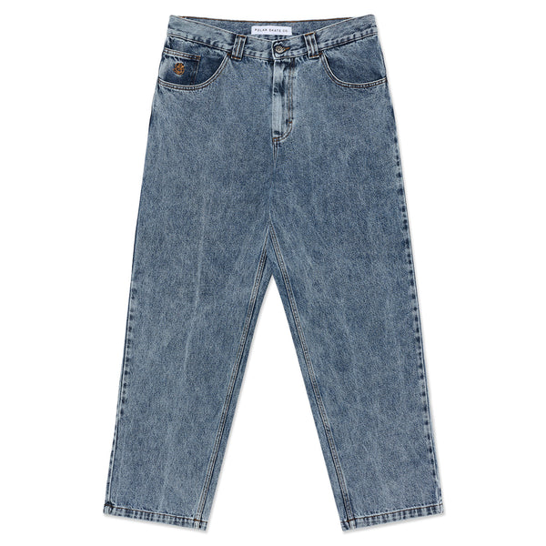 パンツ POLAR SKATE CO. 93! PANTS 32/30 Polar Skate Co. 93 Pants Heavy Washed Blue - Orchard Skateshop