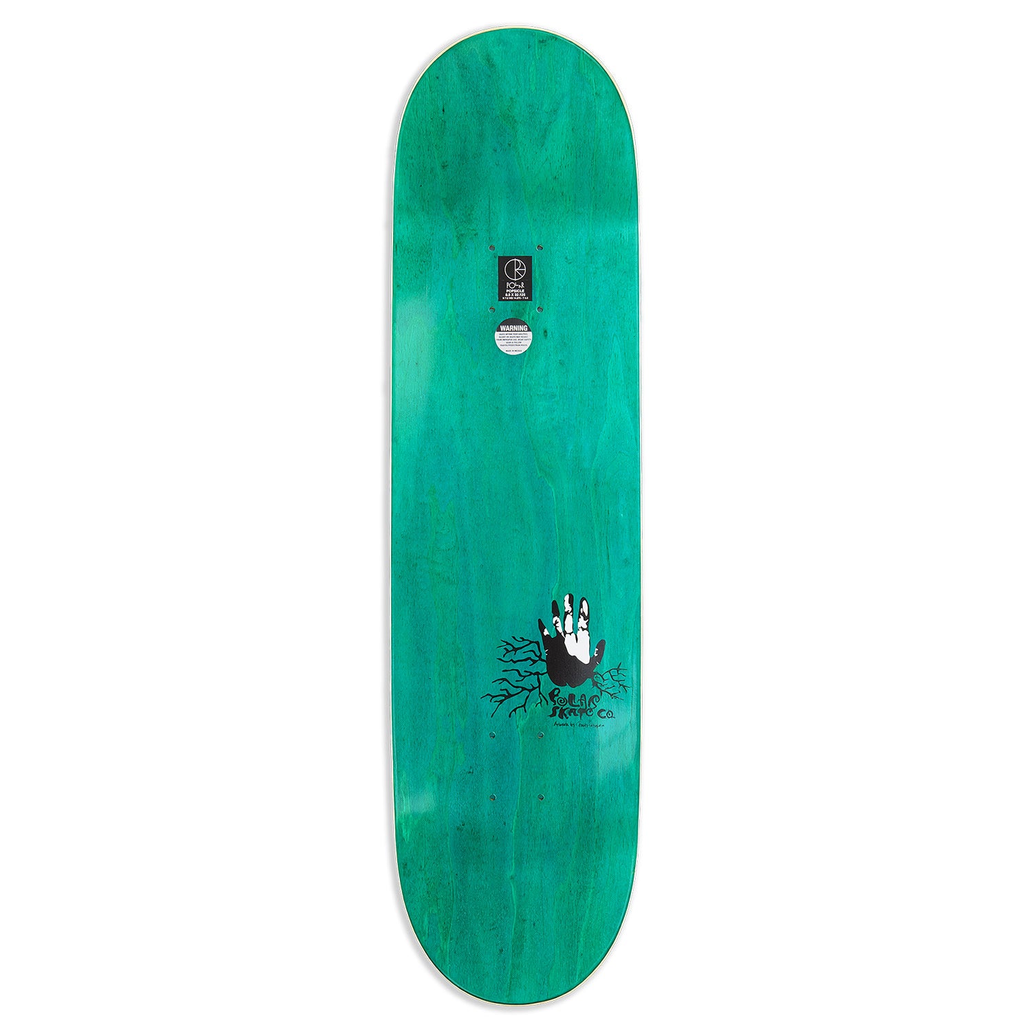Polar Skate Co. Aaron Herrington Hands Off Deck Black 8.5"