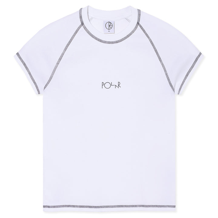 Polar Skate Co. Baby Tee Script Logo White/Graphite