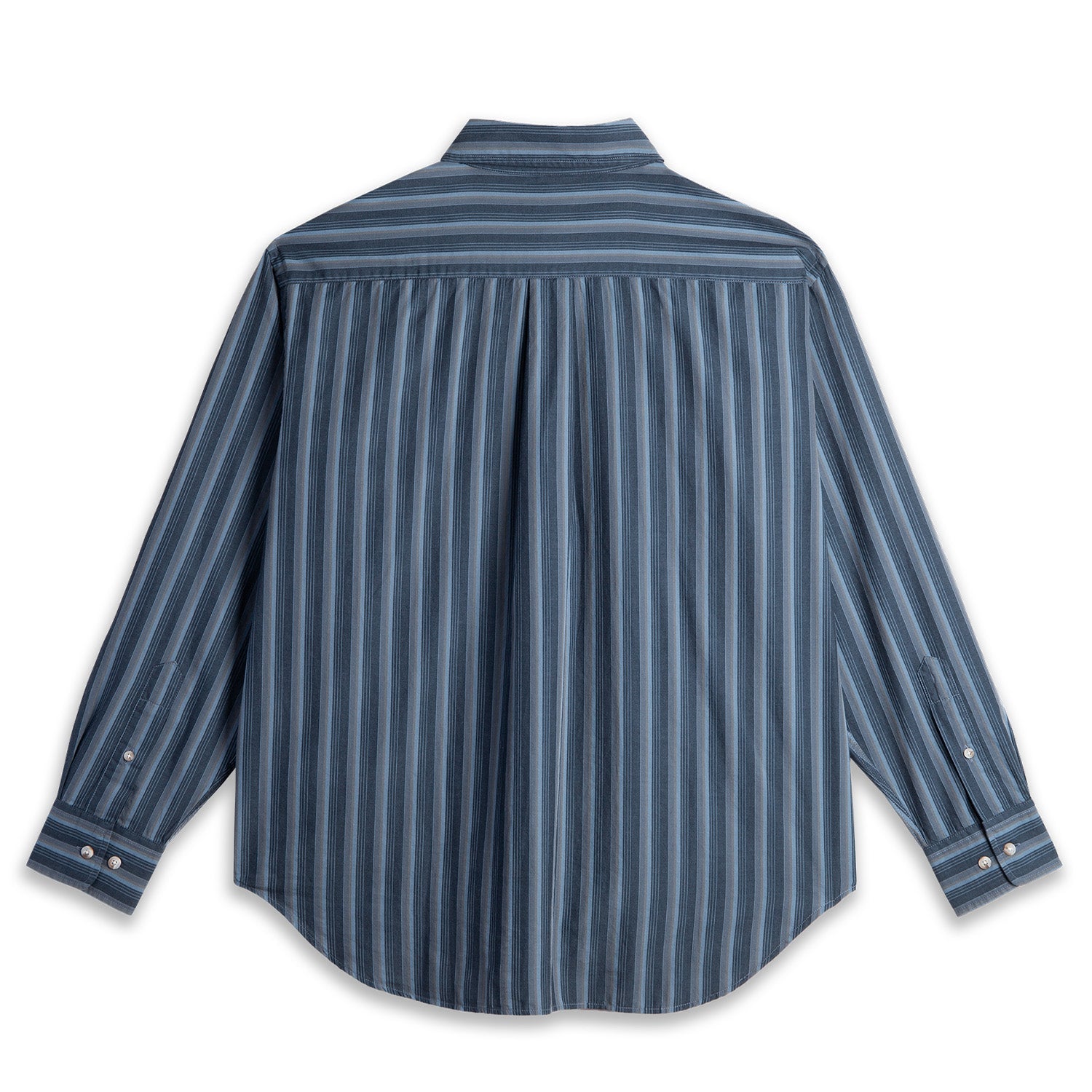 Polar Skate Co. Ben LS Shirt Blue Stripe
