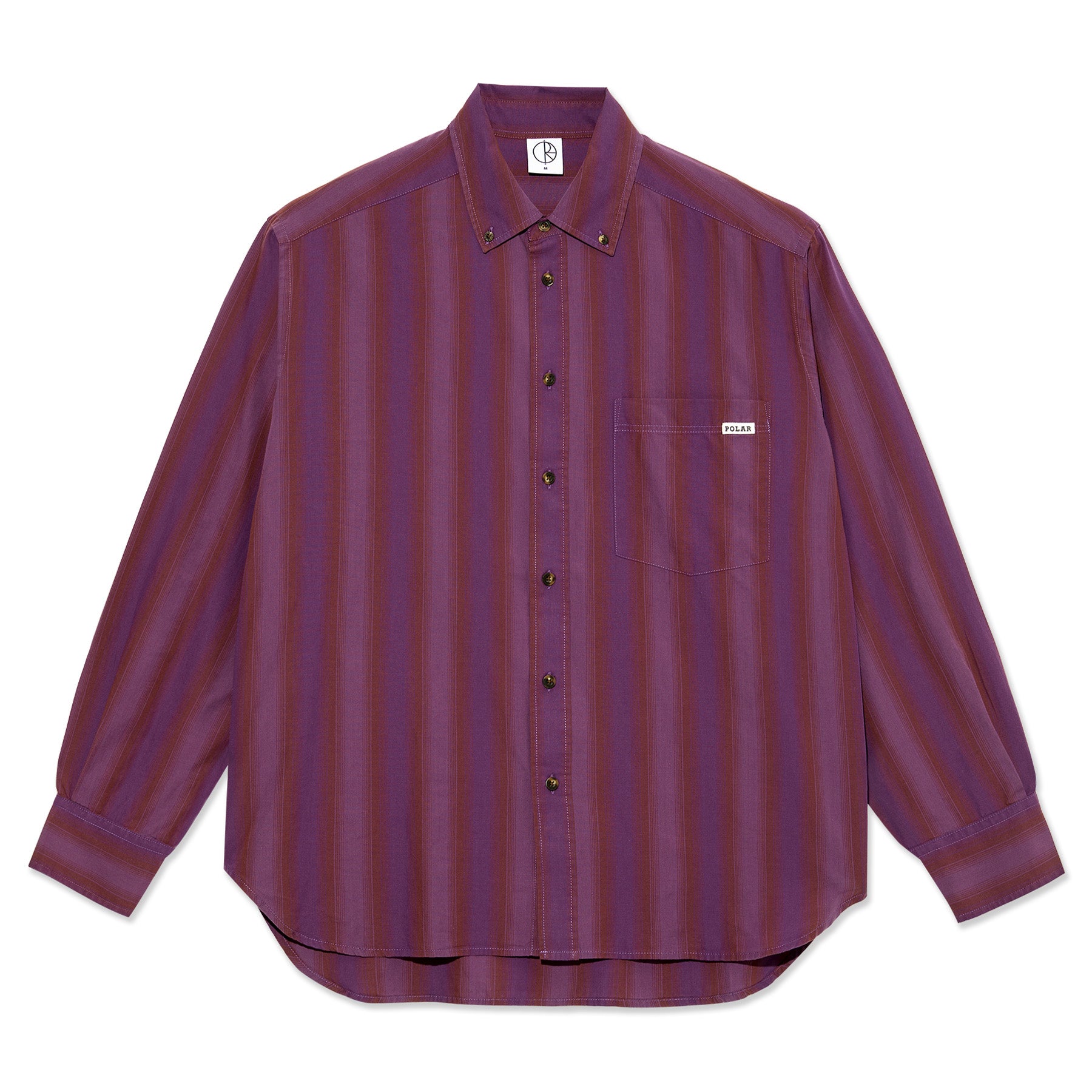 Polar Skate Co. Ben LS Shirt Purple Stripe