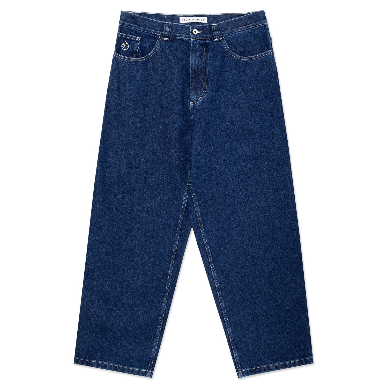 Polar Skate Co. Big Boy Pants Dark Blue White Stitch