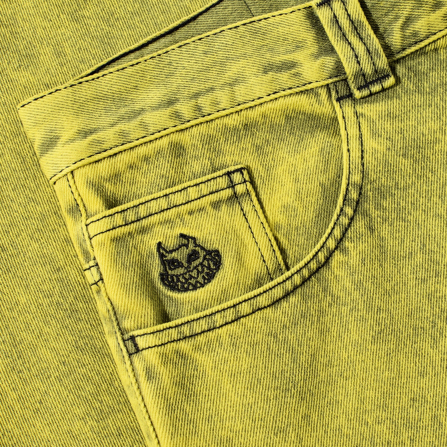Polar Skate Co. Big Boy Pants Demon Child Lemon Black