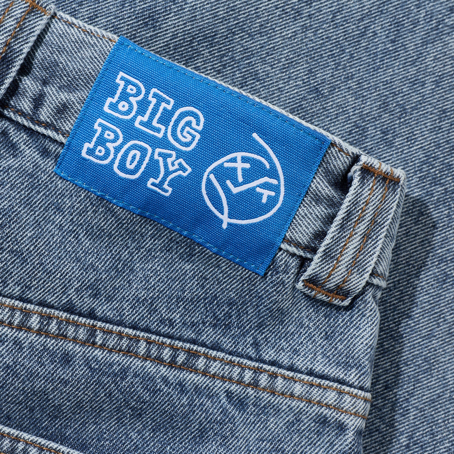Polar Skate Co. Big Boy Pants Heavy Washed Blue - Orchard Skateshop