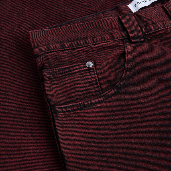 Polar Skate Co. Big Boy Pants Red Black - Orchard Skateshop