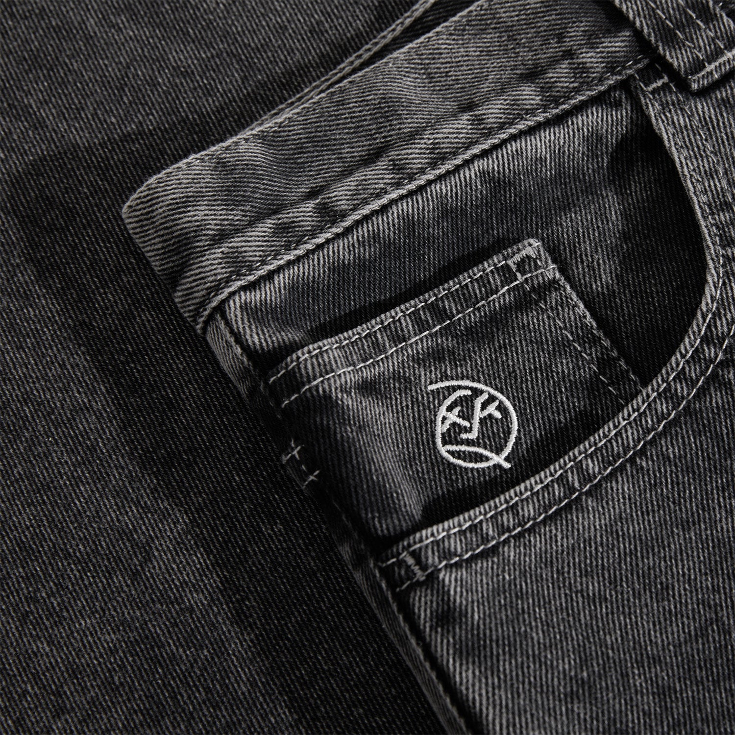 Polar Skate Co. Big Boy Pants Silver Black 26