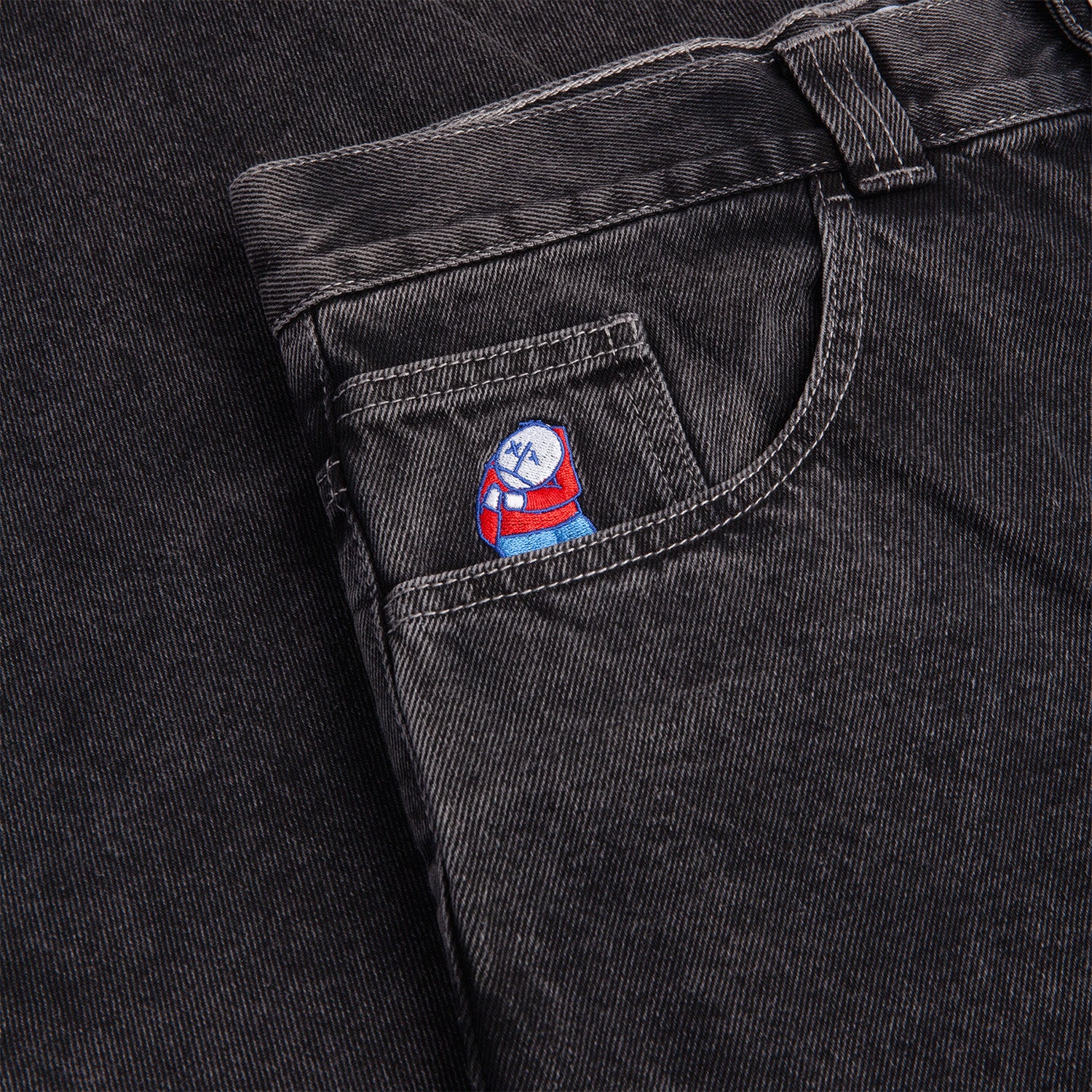 Polar Skate Co. Big Boy Pants Silver Black OG