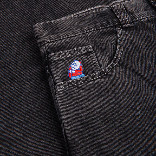 Polar Skate Co. Big Boy Pants Silver Black OG - Orchard Skateshop