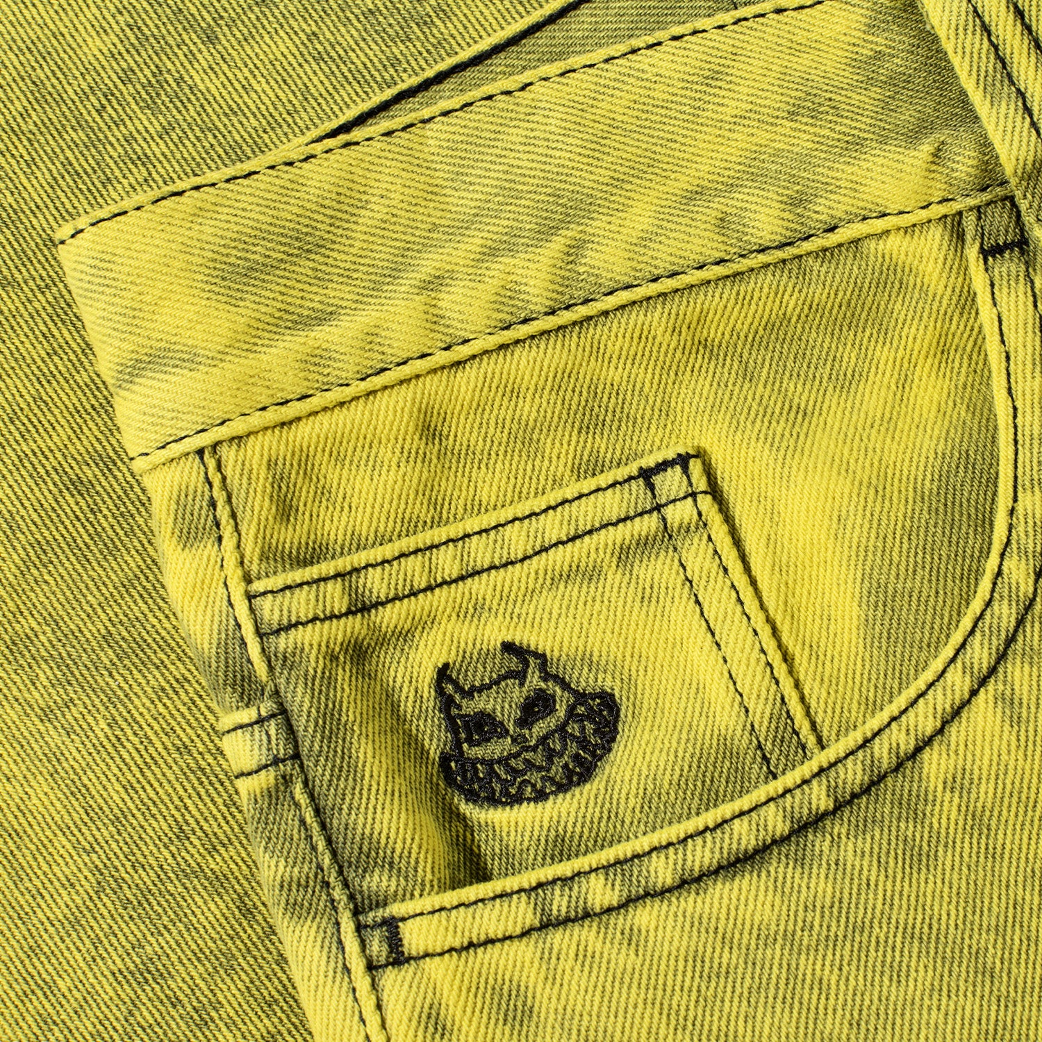 Polar Skate Co. Big Boy Shorts Angel Child Lemon Black