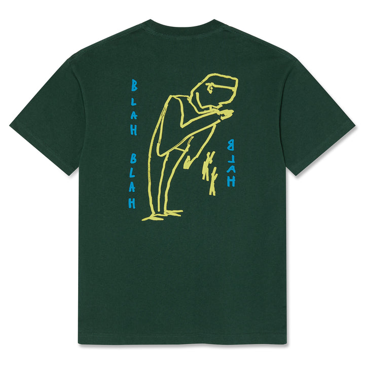 Polar Skate Co. Blah Blah Blah Tee Dark Green