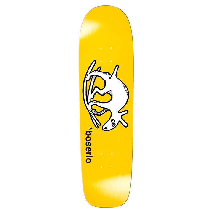 Polar Skate Co. Boserio Useless Wooden Dog Yellow Shaped Deck P1 8.75"